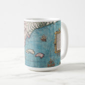 Mug Carte antique de la Floride et du Cuba (Devant droit)