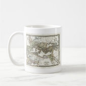 Mug Carte antique de l'empire romain (Gauche)