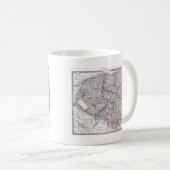 Mug Carte antique de Paris (Devant droit)