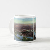 Mug Carte antique de Washington DC et de la rivière Po (Devant gauche)