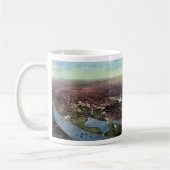 Mug Carte antique de Washington DC et de la rivière Po (Gauche)