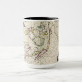 Mug Carte antique des Indes est (Centre)