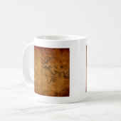 Mug Carte antique du monde (Devant gauche)