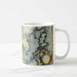 Mug Carte antique du Sud-Est asiatique par Mercator / 