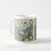 Mug Carte antique du Sud-Est Asiatique par Mercator /  (Devant gauche)