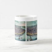 Mug Carte antique Saint Louis Missouri Mississippi (Centre)