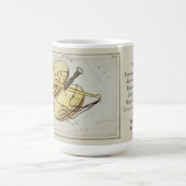 Mug Carte astronomique antique du zodiaque de la Balan (Centre)
