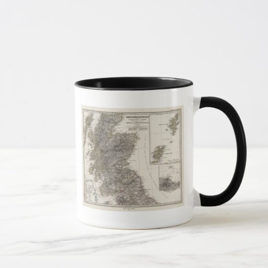 Mug Carte Atlas écossais 2 (Droite)