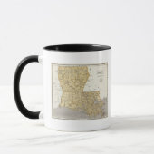 Mug Carte Atlas Louisiane (Gauche)