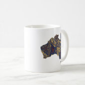 Mug Carte Australie Tan-Bleu-Rouge (Devant droit)