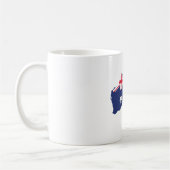 MUG CARTE AUSTRALIENNE ET DRAPEAU BLEU (Gauche)