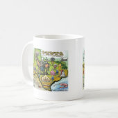 Mug Carte Bandera TEXAS (Devant gauche)