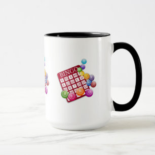 Mug Carte BINGO avec boules BINGO