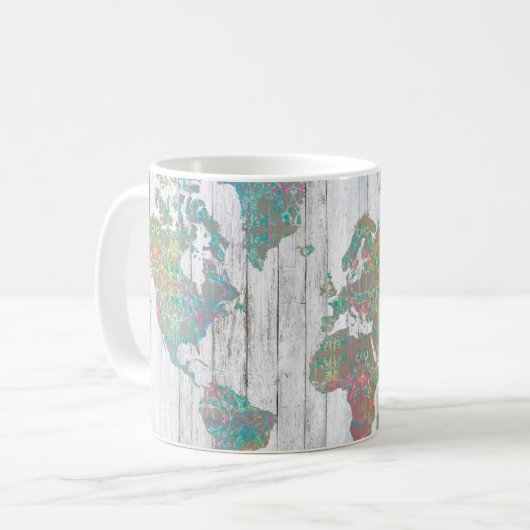 Mug Carte Boho II (Devant gauche)