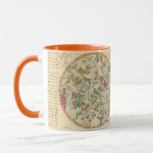 Mug Carte Céleste Des Constellations (Gauche)