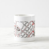 Mug Carte centrale de Manchester (Centre)