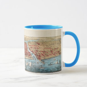 Mug CARTE : CHICAGO, c1857