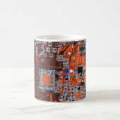 Mug Carte circuit imprimé circuit orange PCB (Centre)