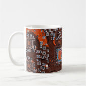 Mug Carte circuit imprimé circuit orange PCB (Gauche)