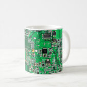 Mug Carte circuit imprimé circuit vert PCB (Devant droit)