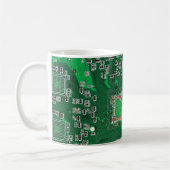 Mug Carte circuit imprimé circuit vert PCB (Gauche)