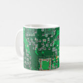 Mug Carte circuit imprimé circuit vert PCB (Devant gauche)