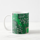 Mug Carte circuit imprimé circuit vert PCB (Gauche)
