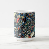 Mug Carte colorée de Tokyo (Centre)