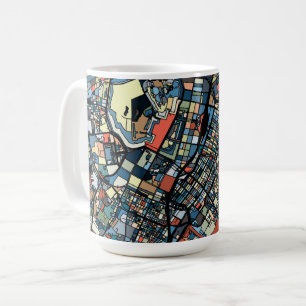 Mug Carte colorée de Tokyo
