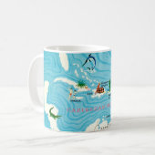 Mug Carte colorée des Caraïbes (Devant gauche)