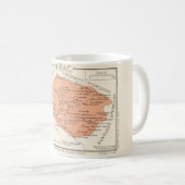 Mug Carte Colorée des Vins Français (Devant droit)