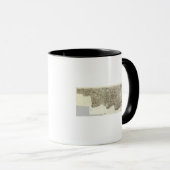 Mug Carte composite de la France (Devant droit)