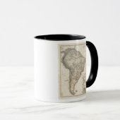 Mug Carte composite de l'Amérique du Sud (Devant droit)
