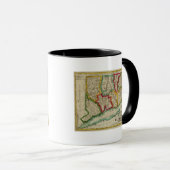 Mug Carte Connecticut (Devant droit)
