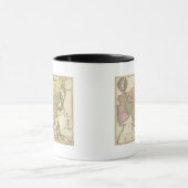Mug Carte couleur main asiatique (Centre)