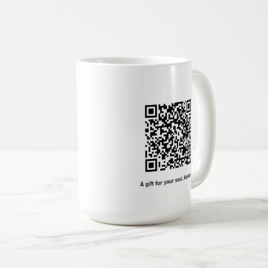 Mug Carte d'affirmation paix et calme (Devant droit)