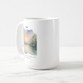Mug Carte d'affirmation paix et calme (Devant gauche)