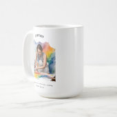 Mug Carte d'affirmation positive de la créativité (Devant gauche)
