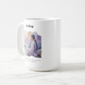 Mug Carte d'affirmation positive de la sagesse (Devant gauche)