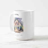 Mug Carte d'affirmation positive de l'amitié (Devant gauche)