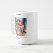 Mug Carte d'affirmation positive de l'amitié (Devant gauche)