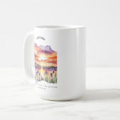 Mug Carte d'affirmation positive Gratitude (Devant gauche)
