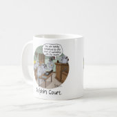 MUG CARTE D'ANNIVERSAIRE ET CADEAU AMUSANT AVEC DES DO (Devant gauche)