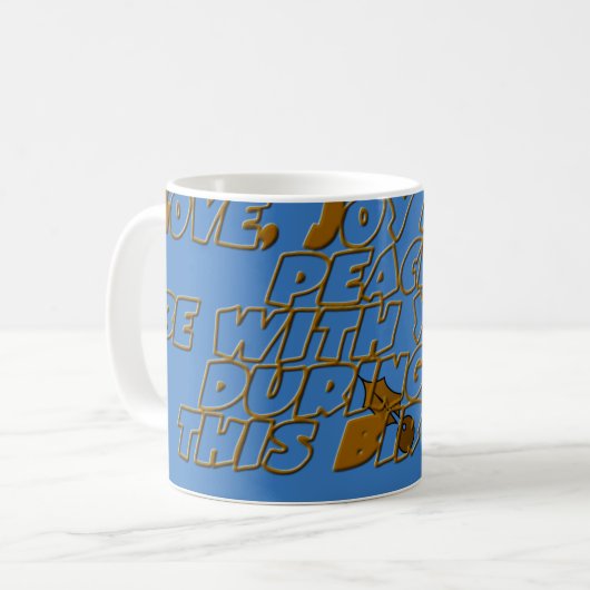 Mug Carte d'anniversaire pour un ami chrétien (Devant gauche)