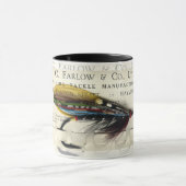 Mug Carte d'antiquités à vol Saumon (Centre)