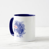 Mug Carte d'aquarelle de l'Australie (Devant gauche)
