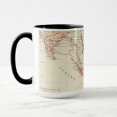 Mug Carte d'Asie du Sud-Est et de nord Australie (Gauche)