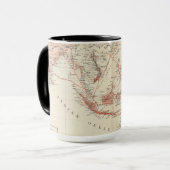 Mug Carte d'Asie du Sud-Est et de nord Australie (Devant gauche)