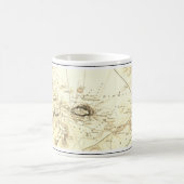 Mug Carte d'Athènes antique, Grèce (Centre)