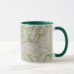 Mug Carte d'attaque navale sur l'Angleterre par
